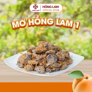 Ô mai (xí muội) mơ Hồng Lam 1, dạng hộp và gói. Có vị chua, mặn, ngọt của gừng hộp