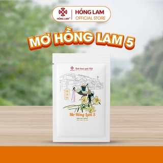 Ô mai (xí muội) mơ Hồng Lam 5 vị chua, cay, ngọt dẻo túi zip (60gr). Sản phẩm best seller của Hồng Lam.