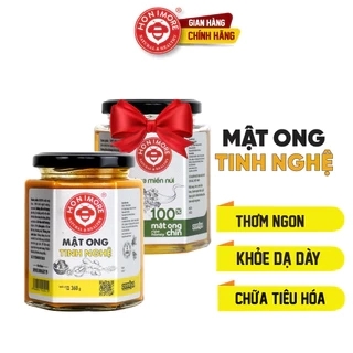 Mật ong rừng tinh bột nghệ Honimore 360g và Mật ong nguyên chất 360g - tốt cho dạ dày, đẹp da