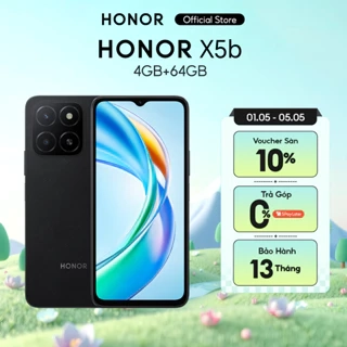 Điện thoại HONOR X5b (4+4)GB+64GB | Pin 5200mAh 90Hz | Màn hình 6.56" | BH 13 Tháng Hàng Chính Hãng