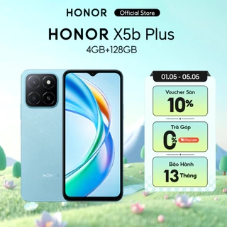 Điện thoại HONOR X5b Plus (4+4)GB+128GB | Pin 5200mAh 90Hz | Màn hình 6.56" | Bảo Hành 13 Tháng