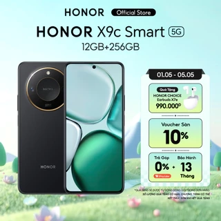 Điện thoại HONOR X9c Smart 5G 12GB + 256GB| Pin 5800mAh, Camera 108MP | Bảo hành 24 Tháng
