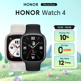 Đồng hồ thông minh HONOR Watch 4 | Màn hình 1.75" AMOLED, Pin 14 ngày, Nghe gọi | BH 12 Tháng