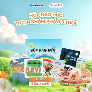 Hộp Háo Hức KHÔN LỚN MỖI NGÀY 3-6T Giúp Bé Dũng Cảm Tự Tin Khám Phá Năng Lực Của Bản Thân