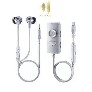 Tai nghe chơi game HOSAN Plextone G21 kèm Gaming Sound Card GS21 hỗ trợ âm thanh đa năng
