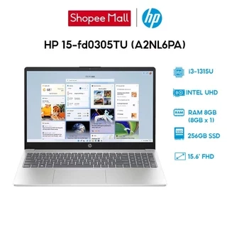 Laptop HP 15-fd0305TU A2NL6PA i3-1315U | 8GB | 256GB | Intel UHD Graphics | 15.6' FHD | Win 11