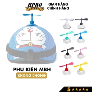 Chong chóng Doraemon gắn mũ bảo hiểm Hpro Helmet, trang trí mũ nón siêu đẹp và độc lạ, tặng kèm keo dán siêu chắc
