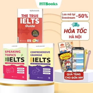 Sách - Bộ 3 Cuốn Luyện Thi Ielts Từ Con Số 0, Luyện Ngữ Pháp Toàn Diện, Luyện Nói Theo Chủ Đề (Combo/Lẻ Tùy Chọn)