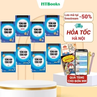 Sách - Trọn Bộ Tiếng Hàn Tổng Hợp Dành Cho Người Việt Nam (Bản in Màu/Đen Trắng tùy chọn)