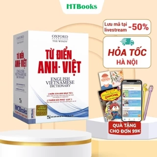Sách - Từ Điển Oxford Anh - Việt (Hơn 350.000 Từ) (Bìa Mềm Màu Trắng/Xanh)