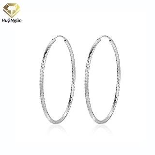 Bông tai bạc Ý 925 Huệ Ngân - Vòng to xinh RYE30C14101