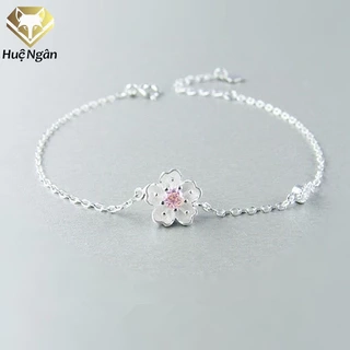 Lắc tay bạc 925 Huệ Ngân - Hoa anh đào RYB140090
