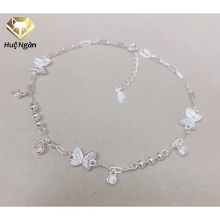 Lắc tay bạc 925 Huệ Ngân - Uyên Ương Hồ Điệp LT0168