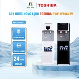Cây Nước Nóng Lạnh Bình Úp Toshiba RWF-W1664TV Thiết Kế Hiện Đại, 2 Màu Trắng Đen Ấn Tượng