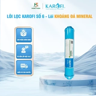 Lõi Lọc Karofi Số 6 (Lõi Khoáng Đá Mineral ) Hàng Chính Hãng, Cải Thiện Chất Lượng Nước