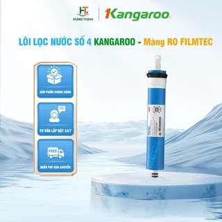 Lõi Lọc Nước Kangaroo Số 4 - Màng RO FILMTEC Loại Bỏ Hoàn Toàn Chất Rắn Tuổi Thọ Lên Đến 9000 Lít