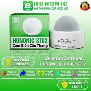 Cảm Biến Cầu Thang Hunonic ST02, Kết Hợp Công Tắc Thông Minh Bật Đèn Cầu Thang - HNST02