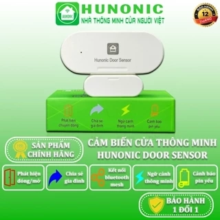 Cảm Biến Cửa Thông Minh HUNONIC Door Sensor, Điều Khiển Công Tắc Thông Minh