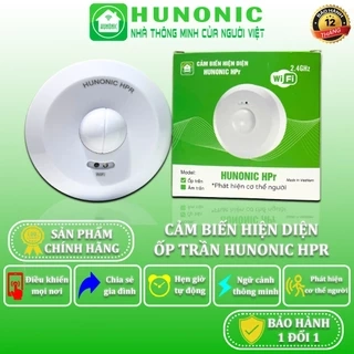 Cảm Biến Hiện Diện Thông Minh Hunonic, Cảm Biến Bật Tắt Đèn Nhà Vệ Sinh, Đèn Hành Lang - HNSSHPR