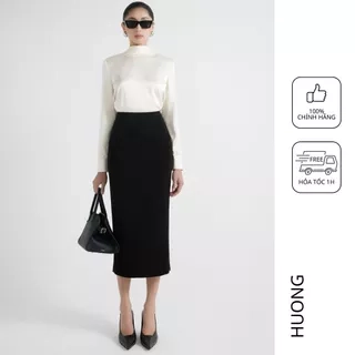 Chân váy bút chì dài xẻ sau HUONG BOUTIQUE HBZ451