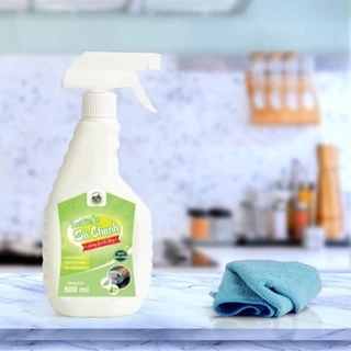 Nước Lau Bàn Ăn, Nước Lau Bếp Sả Chanh - Hương Quế Trà Bồng 500ml