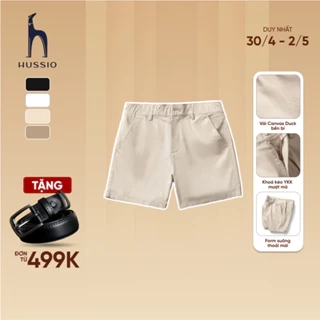 Quần nam Short Short form chữ A vải Canvas Duck dày dặn, trẻ trung, chuẩn form - HUSSIO