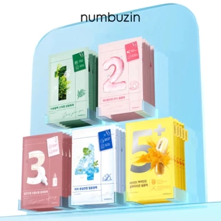 Numbuzin No.1,2,3,4,5 Sheet Mask – Cấp Ẩm, Làm Dịu, Phục Hồi, Dưỡng Trắng, Chống Lão Hóa