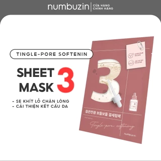 Mặt nạ Numbuzin No.3 – Dưỡng Trắng & Làm Đều Màu Da