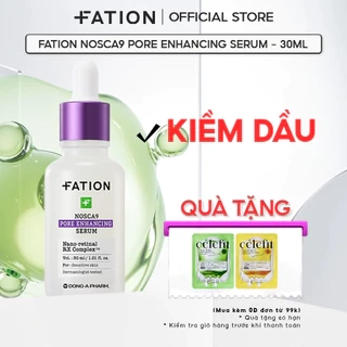 - Tinh Chất Se Khít Lỗ Chân Lông Fation Nosca9 Pore Enhancing Serum 30ml - Giảm Nhờn, Cân Bằng Ẩm, Mịn Da