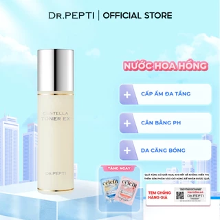 Nước hoa hồng dưỡng da Căng Bóng Dr. Pepti + Centella Toner EX 180ml