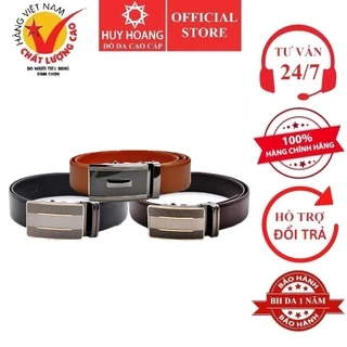 Thắt lưng nam đầu tăng màu da, đen, nâu HP4125-26-27 (đầu khóa giao ngẫu nhiên)