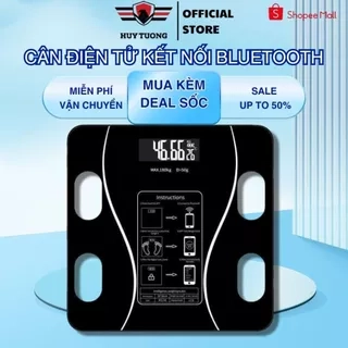 Cân điện tử, cân điện tử sức khỏe kết nối bluetooth phân tích chỉ số cơ thể, đo lường thông minh