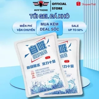 Combo 10 Túi gel đá khô giữ lạnh lâu dùng được nhiều lần, sử dụng làm lạnh thức ăn, túi y tế...·