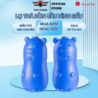Lọ thả bồn cầu hình HEO/GẤU, diệt khuẩn khử mùi tẩy sạch các mảng bám toilet - HUY TUONG
