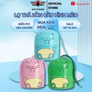 Lọ Thả Bồn Cầu Hình Mèo Khử Mùi Bồn cầu Hương Thơm Thanh Mát Tặng Kèm Dây Dễ Dàng Khi Sử Dụng