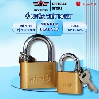 Ổ khóa cửa Việt Nhật cao cấp siêu bền, 4 kích cỡ 30 - 40 - 50 - 60mm dễ dàng lựa chọn - HUY TUONG