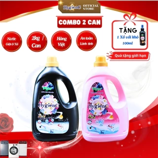 Nước giặt xả HygienC Plus+ 2 trong 1 - Khối lượng 2Kg - CB2C1