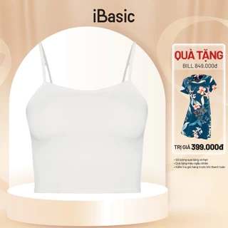 Áo lót hai dây iBasic cami croptop học sinh VA111