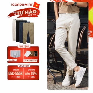 Quần Kaki Nam ICONDENIM Slimfit Assemble QKID0025