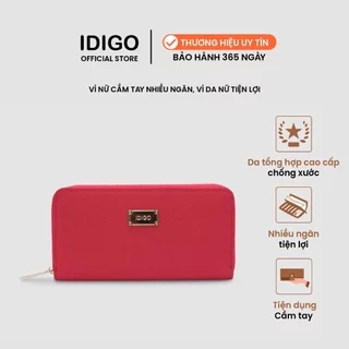 Ví Nữ Dài Cầm Tay Thời Trang Cao Cấp IDIGO FW2-302-00, Ví Dài Nữ Da PU Công Sở Sang Trọng, Đa Năng