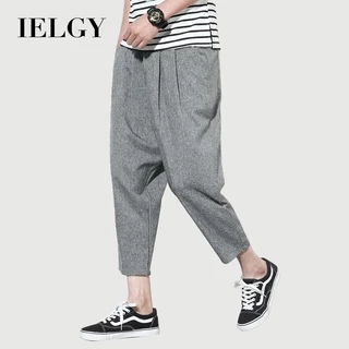 IELGY Quần âu Nhật Bản mới quần cotton và vải lanh thời trang nam