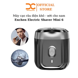 Máy cạo râu điện khô - ướt cho nam Electric Shaver Enchen Mini 6 / Mini 6S có chống nước - Bảo hành 3 tháng