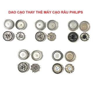 Lưỡi dao thay thế máy cạo râu Philips PQ206 PQ182 AT600 AT610 AT620 S1121 S1233 S5070 S1103 S1301 S5444 S5582 (1 Bộ)