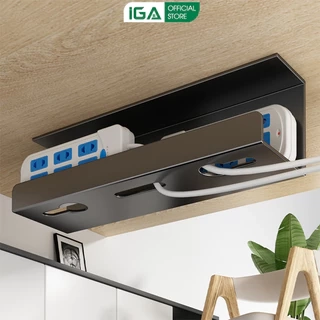 Khay luồn dây điện gầm bàn làm việc thương hiệu IGA - Gm176