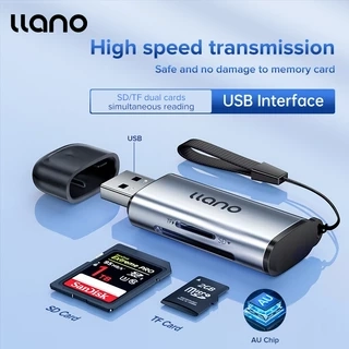 Đầu đọc thẻ nhớ sd 2 trong 1 LLANO cổng USB 3.0 5gbps