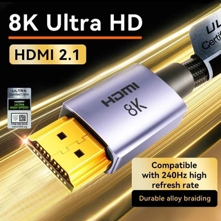 Cáp Llano 8K HDMI 2.1 8K / 60Hz 4K / 240Hz 2K / 240Hz Ultra HD Tốc Độ Cao 48Gbps Cho Màn Hình Laptop PC PS4 Project Switch Âm Thanh Đồng Bộ Video Âm Thanh Cáp Video Âm Thanh HDMI