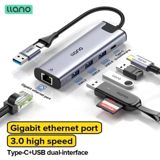 Llano Bộ Chia 5 Cổng usb 3.0 2 Trong 1 Tiện Dụng