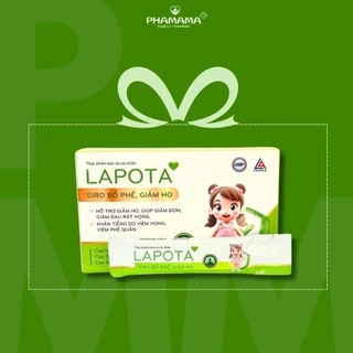 Siro Lapota dạng gói hỗ trợ bổ phế, thanh đờm, giảm đau họng, tăng cường hệ miễn dịch