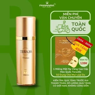 Tinh chất Vitamin Tera20's dưỡng sáng, cấp ẩm và chống lão hóa, làm dịu da nhạy cảm, cải thiện nếp nhăn (120ml)