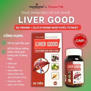 Viên uống mát gan Liver Good giúp thanh nhiệt, tăng cường chức năng gan (hộp 30 viên)